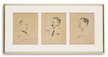 JAMES MONTGOMERY FLAGG. Group of 6 Portraits.